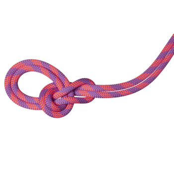 Lano Mammut 9.5 Crag Dry Rope Duodes lavandin-vibrant orange