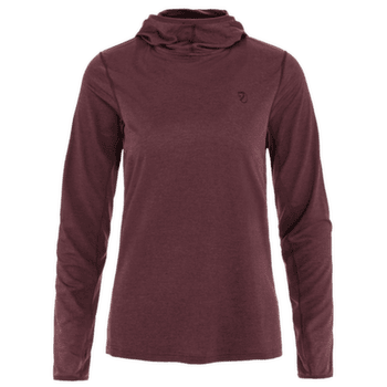 Triko dlouhý rukáv Fjällräven Abisko Sun-hoodie Women Port