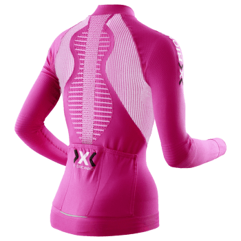 Triko dlouhý rukáv X-Bionic The Trick Running Shirt Women Pink/White