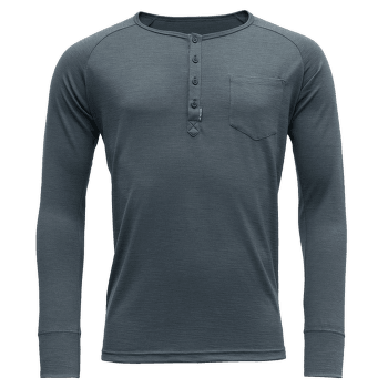 Tričko dlhý rukáv Devold Hessa Man Button Shirt Turbulence