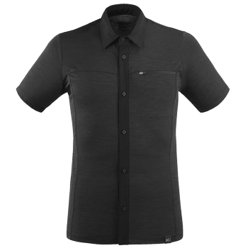 Košile krátký rukáv Millet Vecchia Wool Shirt Men BLACK - NOIR