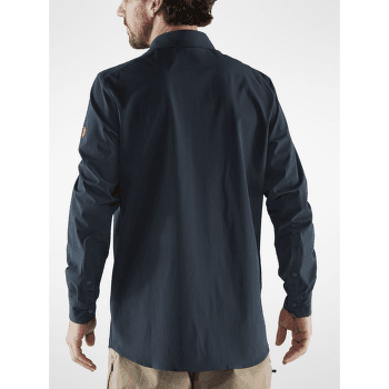 Košeľa dlhý rukáv Fjällräven Abisko Trekking Shirt Men Dark Navy