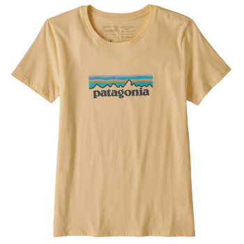 Triko krátký rukáv Patagonia Pastel P-6 Logo Organic Crew T-Shirt Women Vela Peach