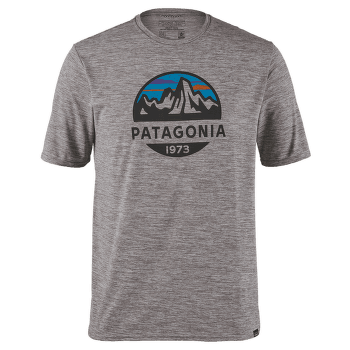 Triko krátký rukáv Patagonia Cap Cool Daily Graphic Shirt Men Fitz Roy Scope: Feather Grey