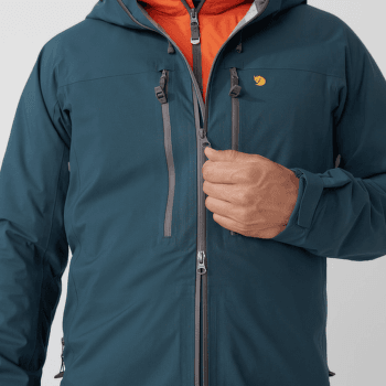 Bunda Fjällräven Bergtagen Eco-Shell Jacket Men Mountain Blue