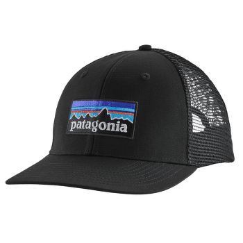 Šiltovka Patagonia P-6 Logo Trucker Hat Black