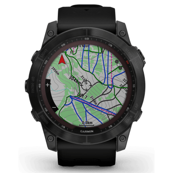 Hodinky Garmin fenix 7X Sapphire Solar Titan Black/Black Band