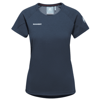 Triko krátký rukáv Mammut Aegility T-Shirt Women 50031 marine melange-white