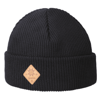 Čepice Kama Knitted Merino beanie Kama A136 black 110