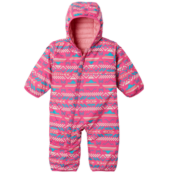 Overal Columbia POWDER LITE™ Reversible Bunting Pink Ice, Pink Orchid 697