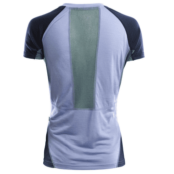 Triko krátký rukáv Aclima LightWool Sports T-Shirt Women Purple Impr/NavyBlazer/NorthAtlantic
