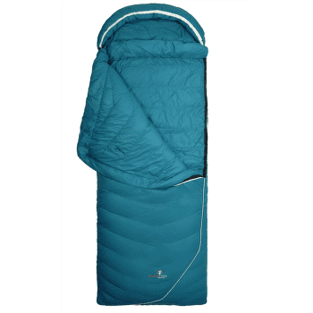 Spacák Grüezi bag Biopod DownWool Subzero Comfort Autumn Blue
