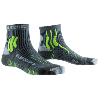 Ponožky X-Bionic X-Socks Effektor Run 4.0 Charcoal/Effektor green