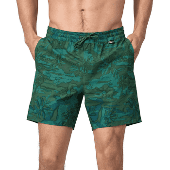 Kraťasy Patagonia Hydropeak Volley Shorts Men Cliffs and Coves: Conifer Green