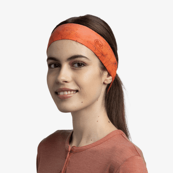 Čelenka Buff Coolnet UV Slim Headband KEFFY NECTARINE