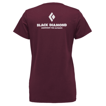 Tričko krátky rukáv Black Diamond SS Equipment For Alpinist SS Tee Women Burgundy