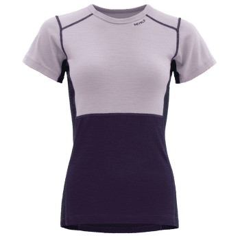 Tričko krátky rukáv Devold Lauparen Merino 190 T-Shirt Women 167B ORCHID/LILAC/INK