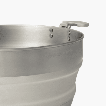 Hrnec Sea to Summit Detour Stainless Steel Collapsible Pot - 5L Moonstruck Grey