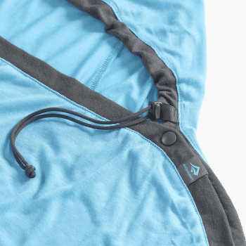 Vložka do spacáku Sea to Summit Breeze Sleeping Bag Liner - Mummy w/ Drawcord - standard Blue Atoll