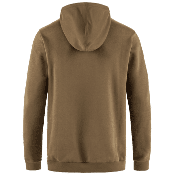 Mikina Fjällräven Fjällräven Logo Hoodie Men Wood Brown