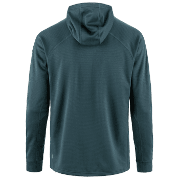 Mikina Fjällräven Abisko Grid Fleece Hoodie Men Mountain Blue