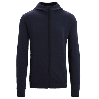 Pulóver Icebreaker Central Classic LS Zip Hoodie Men Midnight Navy