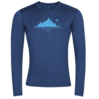 Tričko dlhý rukáv Direct Alpine Furry Long 2.0 navy (Glacial lake)