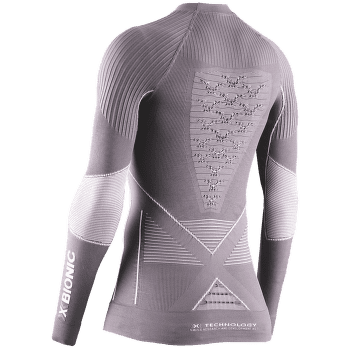 Tričko dlhý rukáv X-Bionic Energy Accumulator 4.0 Shirt Round Neck Women Dusty Lavender/Arctic White