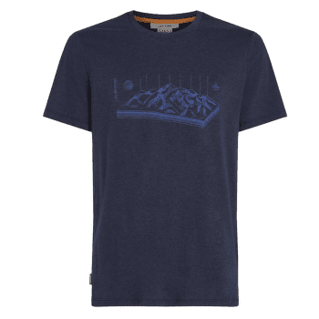 Tričko krátky rukáv Icebreaker Mer Central Classic SS Tee Alps 3D Men Midnight Navy