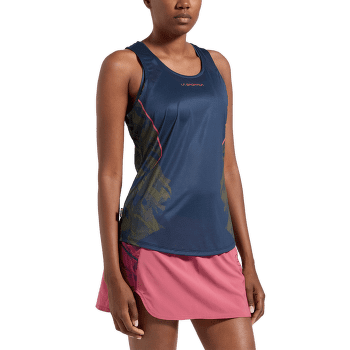 Tielko La Sportiva PACER TANK Women Rosebay/Redwood