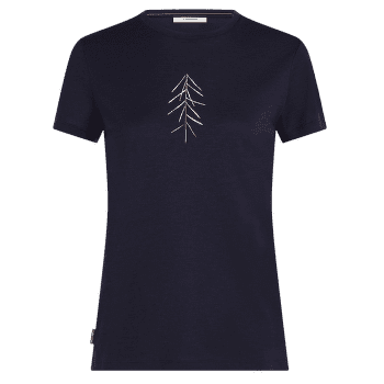 Triko krátký rukáv Icebreaker Merino 150 Tech Lite SS Tee Lancewood Women Midnight Navy