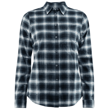 Košeľa dlhý rukáv Fjällräven Övik Flannel Shirt Women Dark Navy