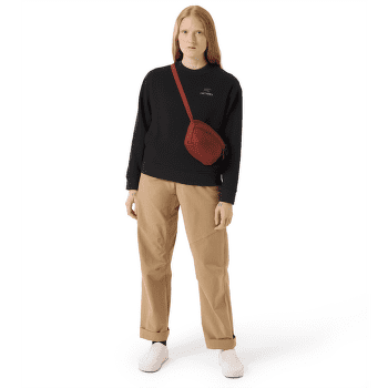 Mikina Arcteryx Emblem Fleece Crew Women Black