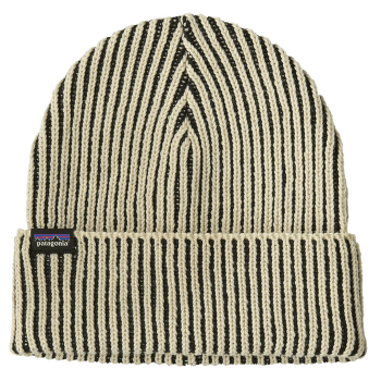 Čiapka Patagonia Fishermans Rolled Beanie Contrast Stripe: Black