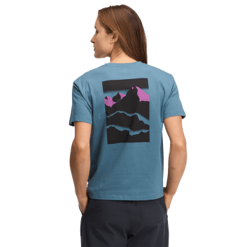 Triko krátký rukáv Black Diamond Mountainscape SS Tee Women Creek Blue