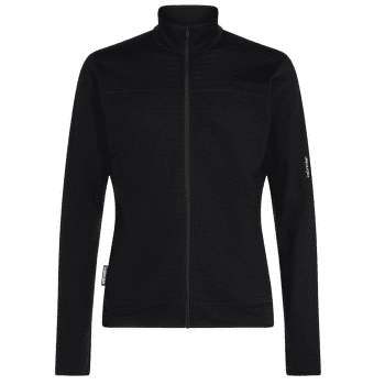Mikina Icebreaker Merino Blend 300 RealFleece™ Descender LS Zip Men BLACK