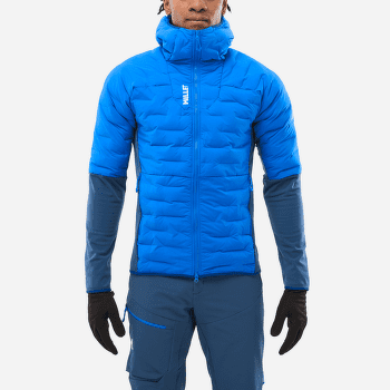 Bunda Millet M WHITE HYBRID HOODIE MEN ICON BLUE/DARK DENIM