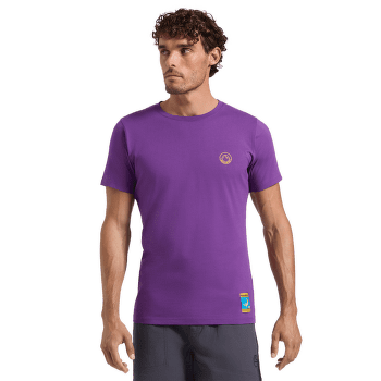Triko krátký rukáv La Sportiva Climbing on the Moon T-Shirt Men Viola/Giallo