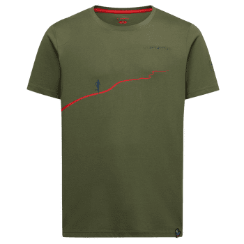 Tričko krátky rukáv La Sportiva TRAIL T-SHIRT Men Cypress/Mountain Red