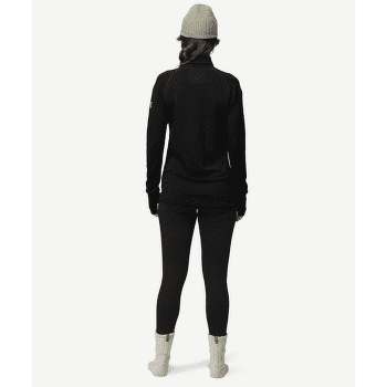 Triko dlouhý rukáv Devold Expedition Zip Neck Woman 950 BLACK