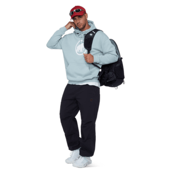 Mikina Mammut MAMMUT BASE ML HOODY MEN CLASSIC nebla