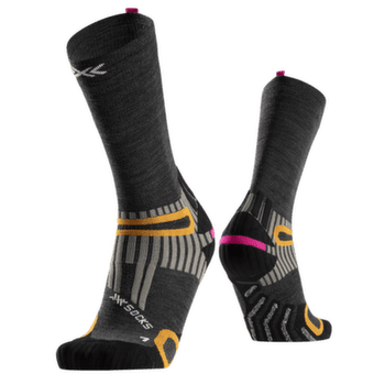 Ponožky X-Bionic X-Socks® Hike Anatomix Merino Crew HEATHER GREY