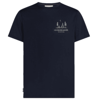 Tričko krátky rukáv Icebreaker Merino 150 Tech Lite SS Tee IB Wordmark Men Midnight Navy