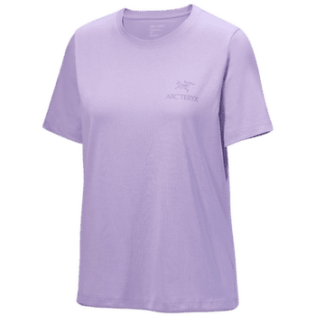 Tričko krátky rukáv Arcteryx Kragg SL Cotton Emblem Crew SS Women Mallow