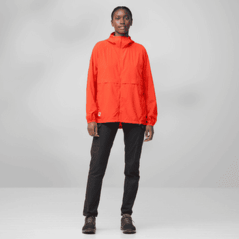 Bunda Fjällräven HIGH COAST WIND HOODIE WOMEN Chalk Rose