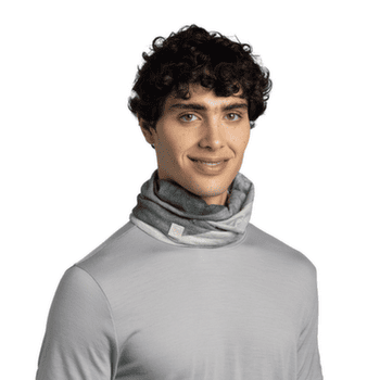 Šatka Buff MERINO LIGHTWEIGHT DIGITAL PRINTS ALER GREY