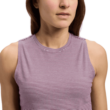 Tielko Black Diamond BD Stripe Tank Women Agave-Alloy