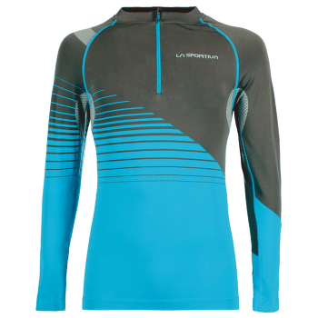 Tričko dlhý rukáv La Sportiva Castor Long Sleeve Men Carbon/Tropic Bl