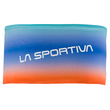 Čelenka La Sportiva Fade Headband Aqua/Lily Orange