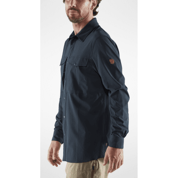 Košeľa dlhý rukáv Fjällräven Abisko Trekking Shirt Men Dark Navy